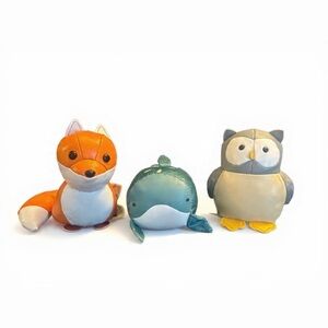 Little Big Friends Assorted
Sensory Toys - Fox, Whale and Owl